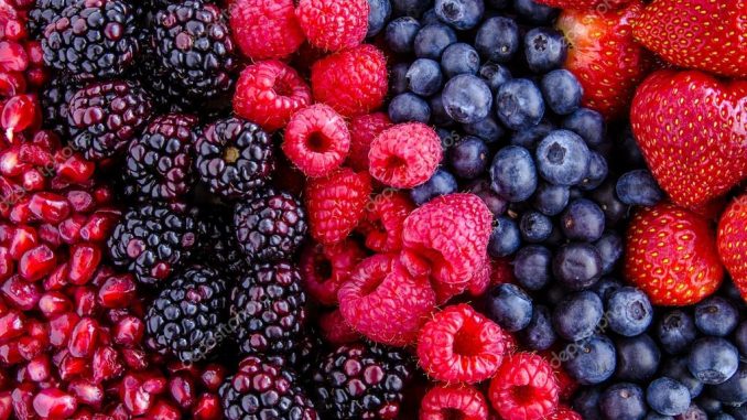 Frutas con antioxidantes: Frutos rojos