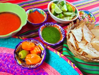 Salsa en la comida mexicana